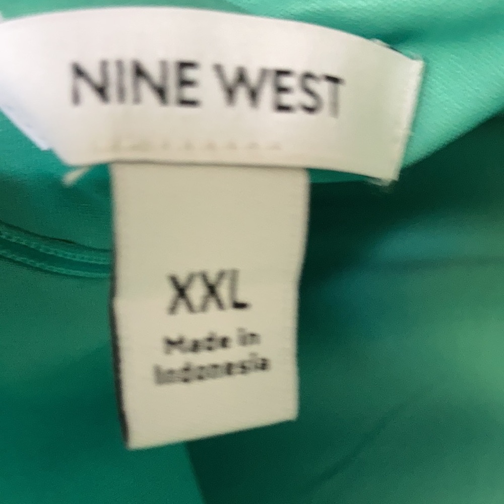 Nine West side tie green mini dress size XXL - Picture 15 of 17
